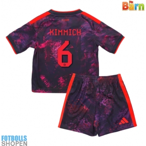 Billiga Bayern Munich Joshua Kimmich #6 Tredjeställ Barn 2026-27 Kortärmad (+ Korta byxor)